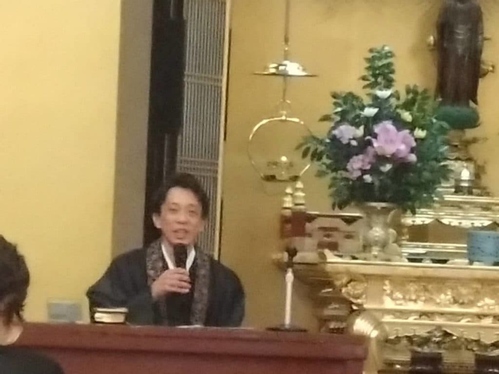 名古屋別院にて安楽寺副住職による法話2026が行われました。